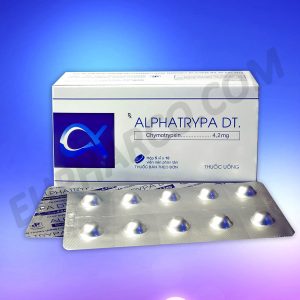 Alphatrypa DT Thành phần Alpha chymotrypsin