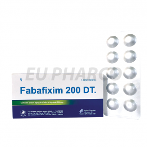 Viên nén phân tán fabafixim 200 DT chứa cefixim 200mg