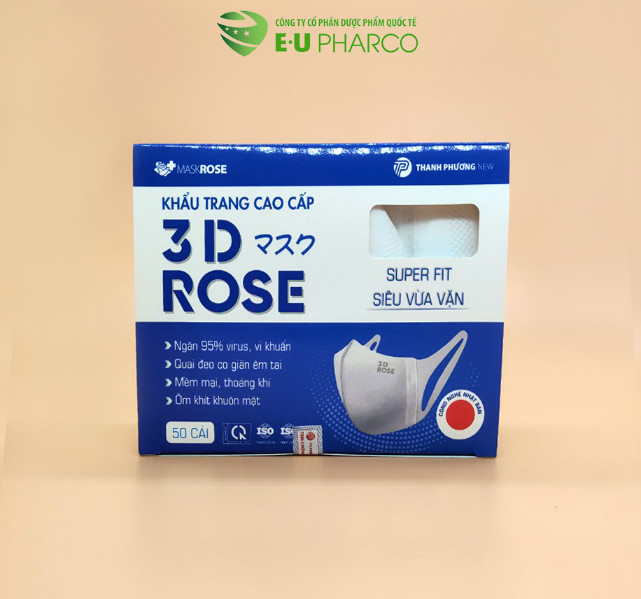 Khẩu trang 3D Rose